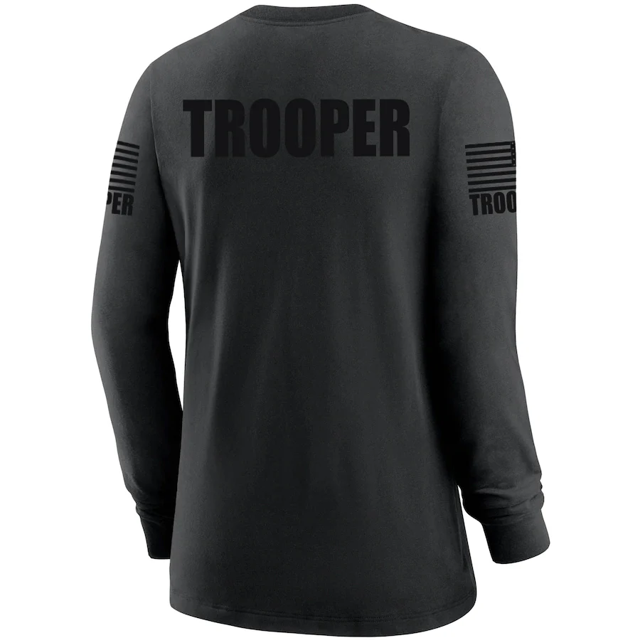 Black Trooper Women's Shirt - Long Sleeve (Black)