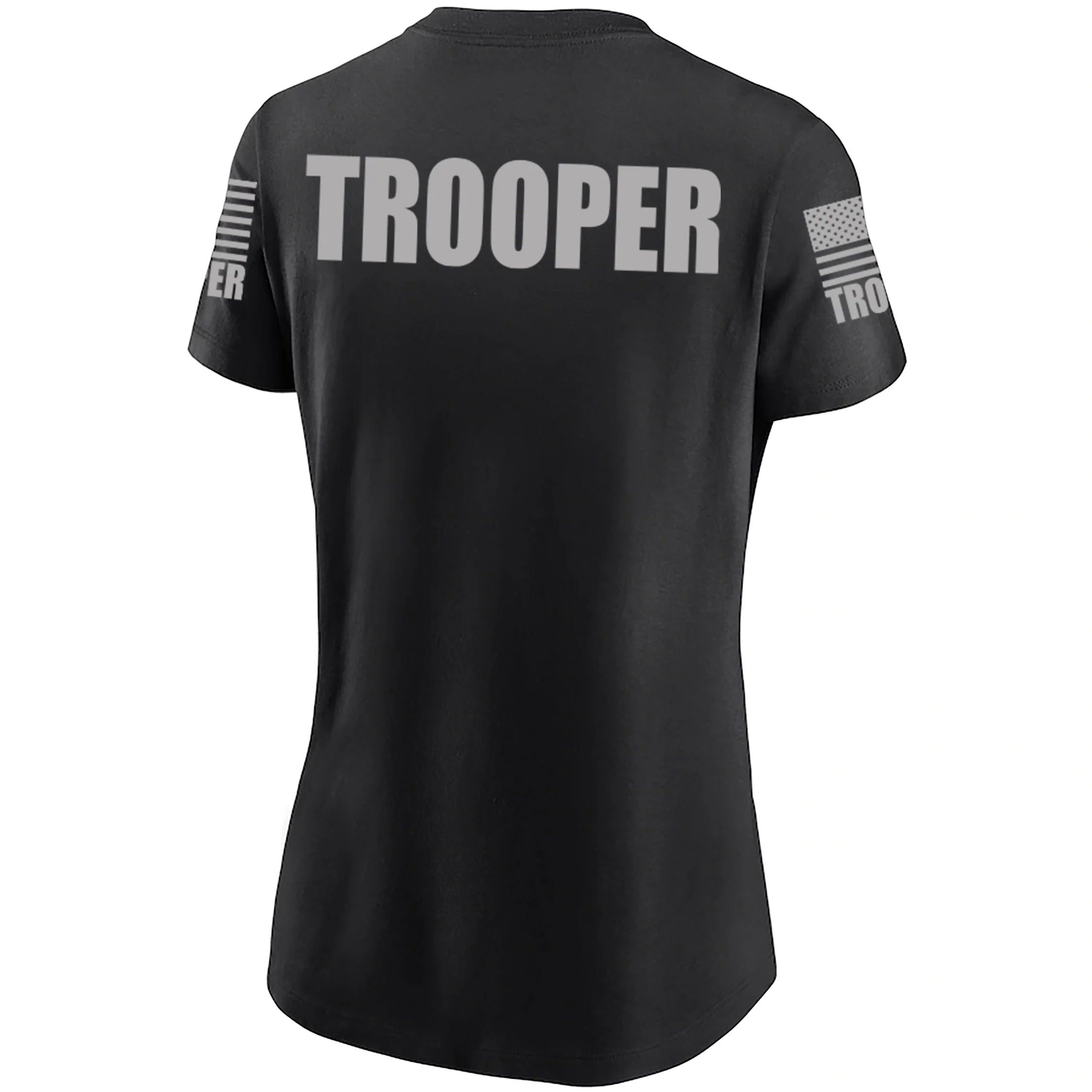 Black Trooper Women's Shirt - Short Sleeve (Gray)