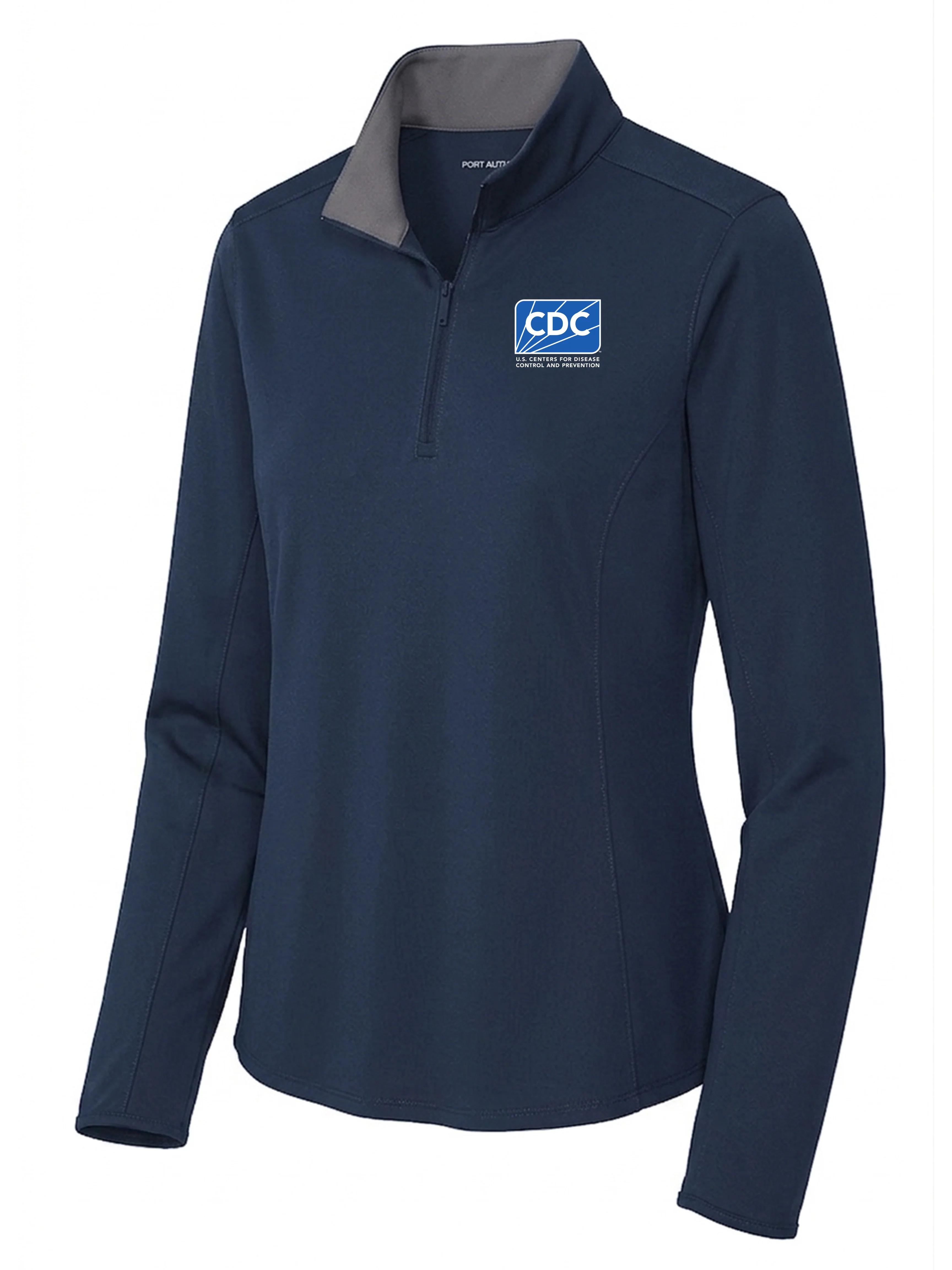 CDC 1/4 Zip Women's Dri Fit - Image 2