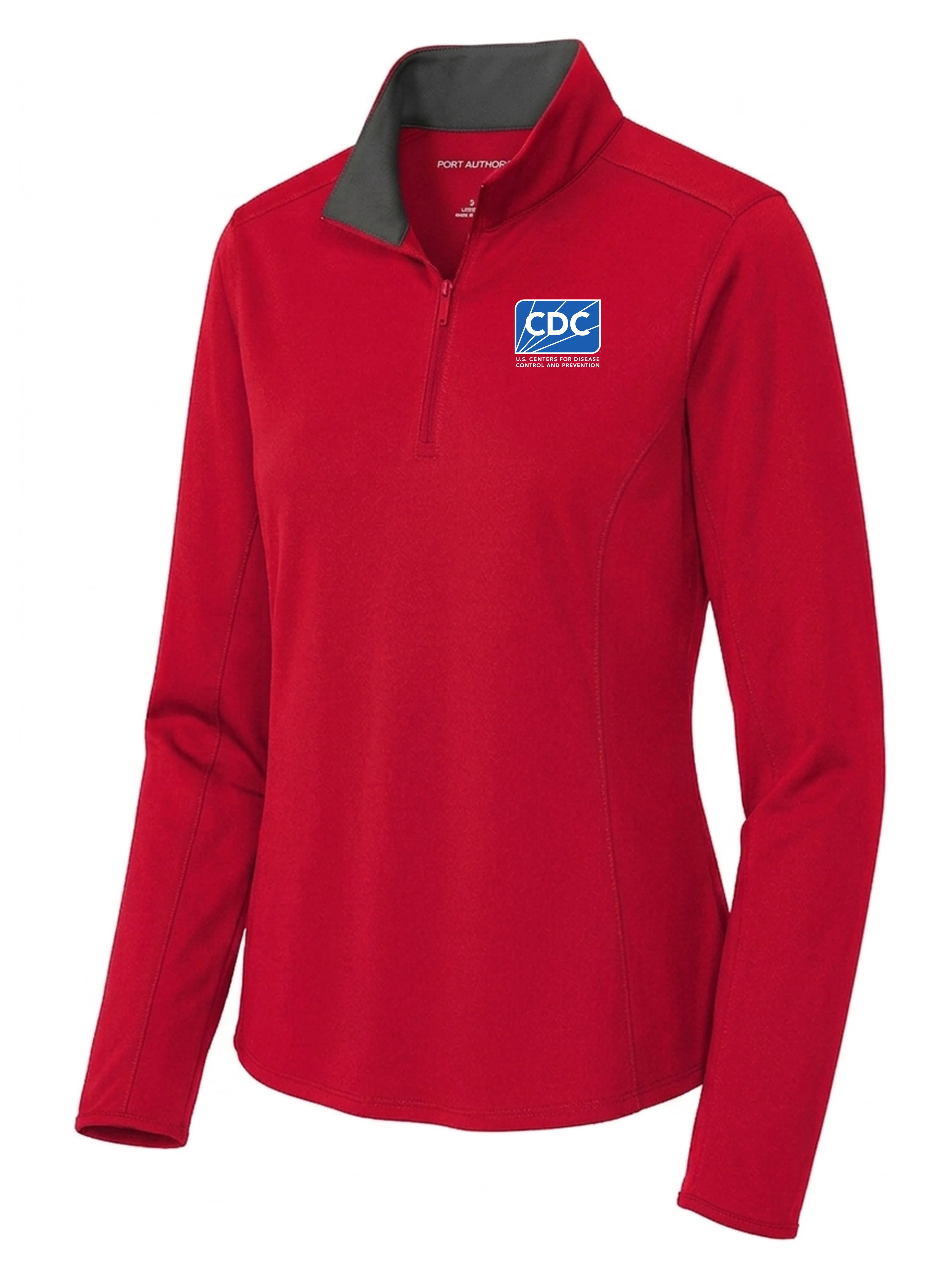 CDC 1/4 Zip Women's Dri Fit - Image 3