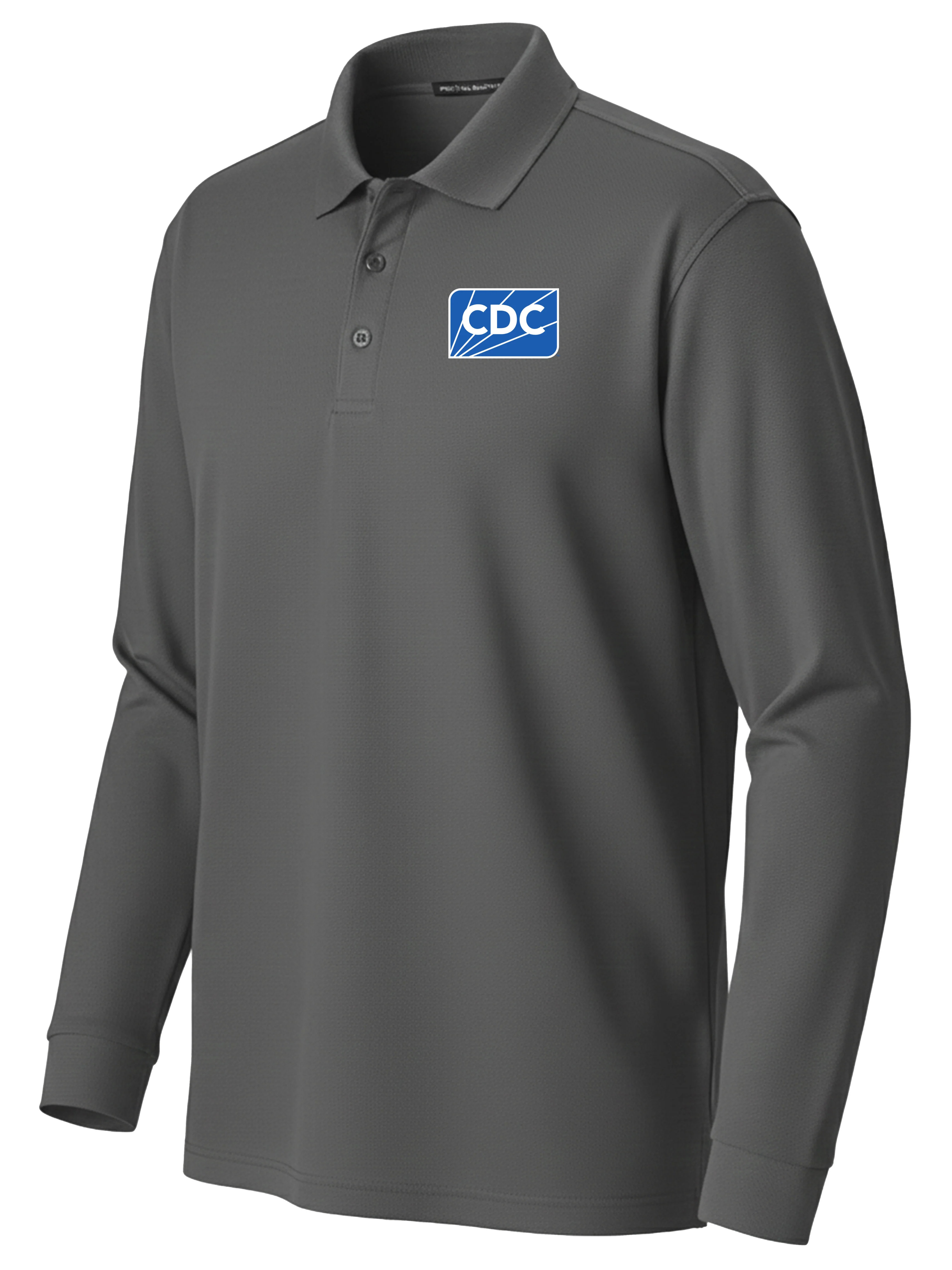 CDC Men's Long Sleeve Agency Polo - Image 3