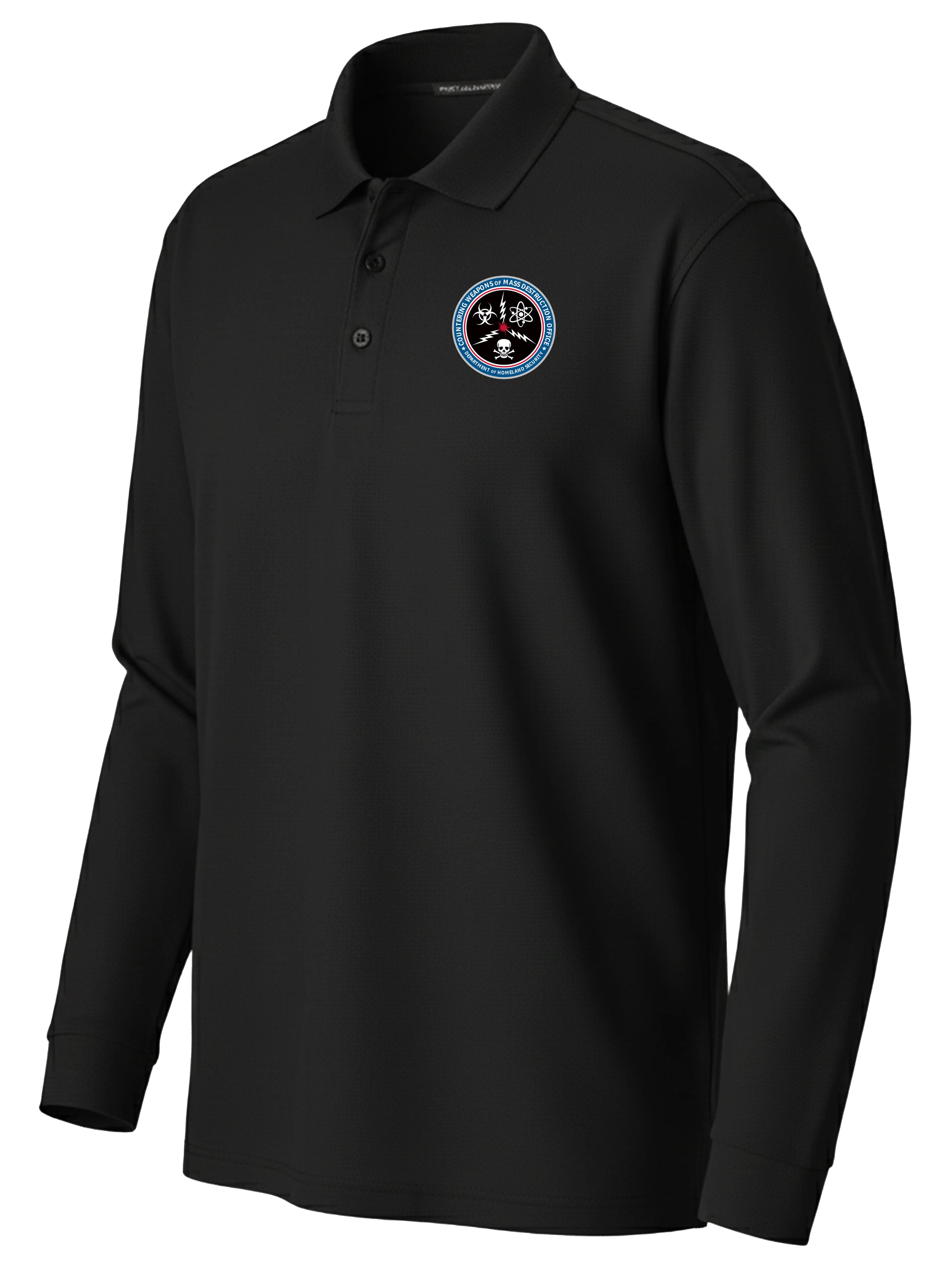 CWMD Men's Long Sleeve Agency Polo