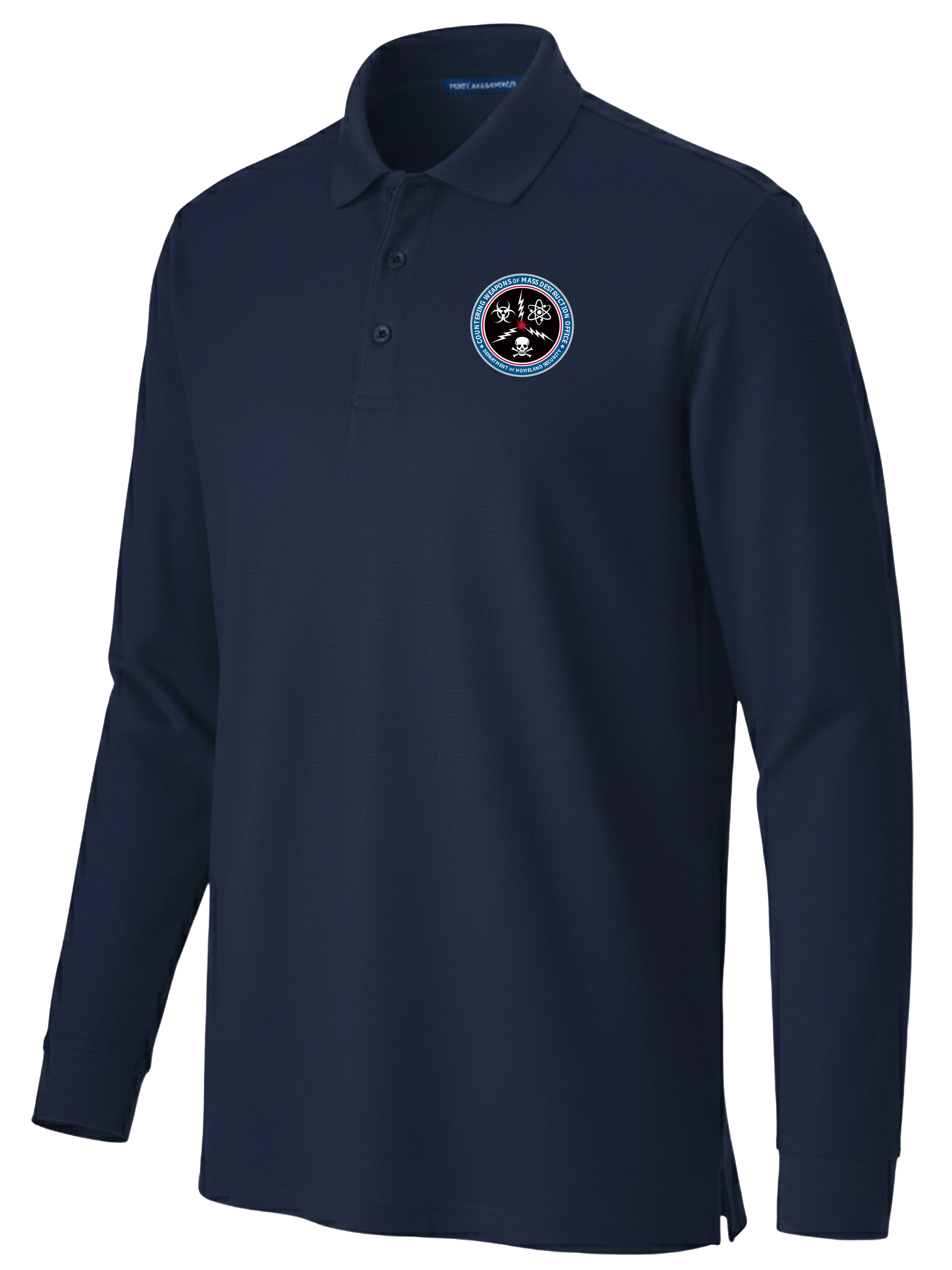 CWMD Men's Long Sleeve Agency Polo - Image 2