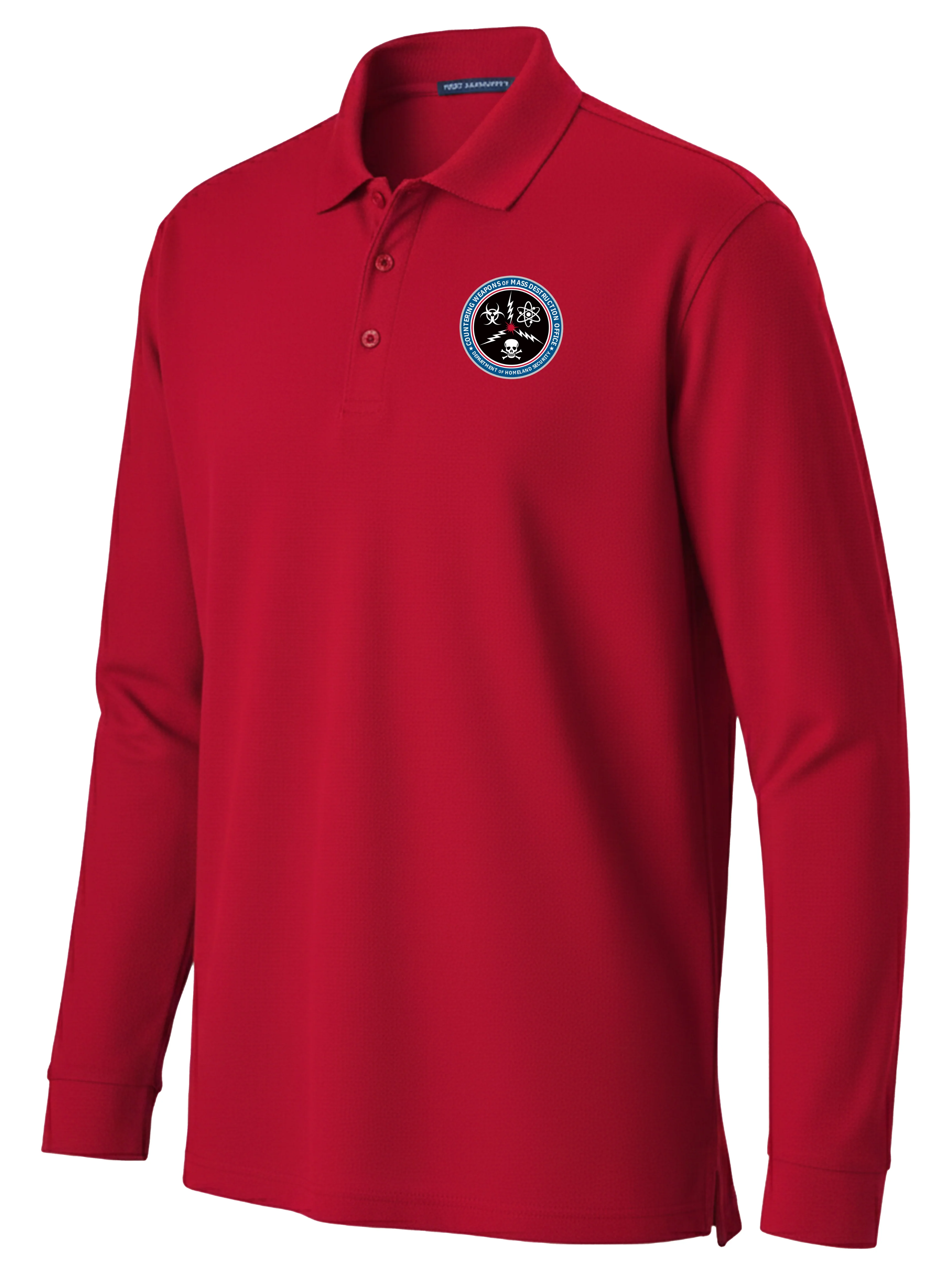 CWMD Men's Long Sleeve Agency Polo - Image 3