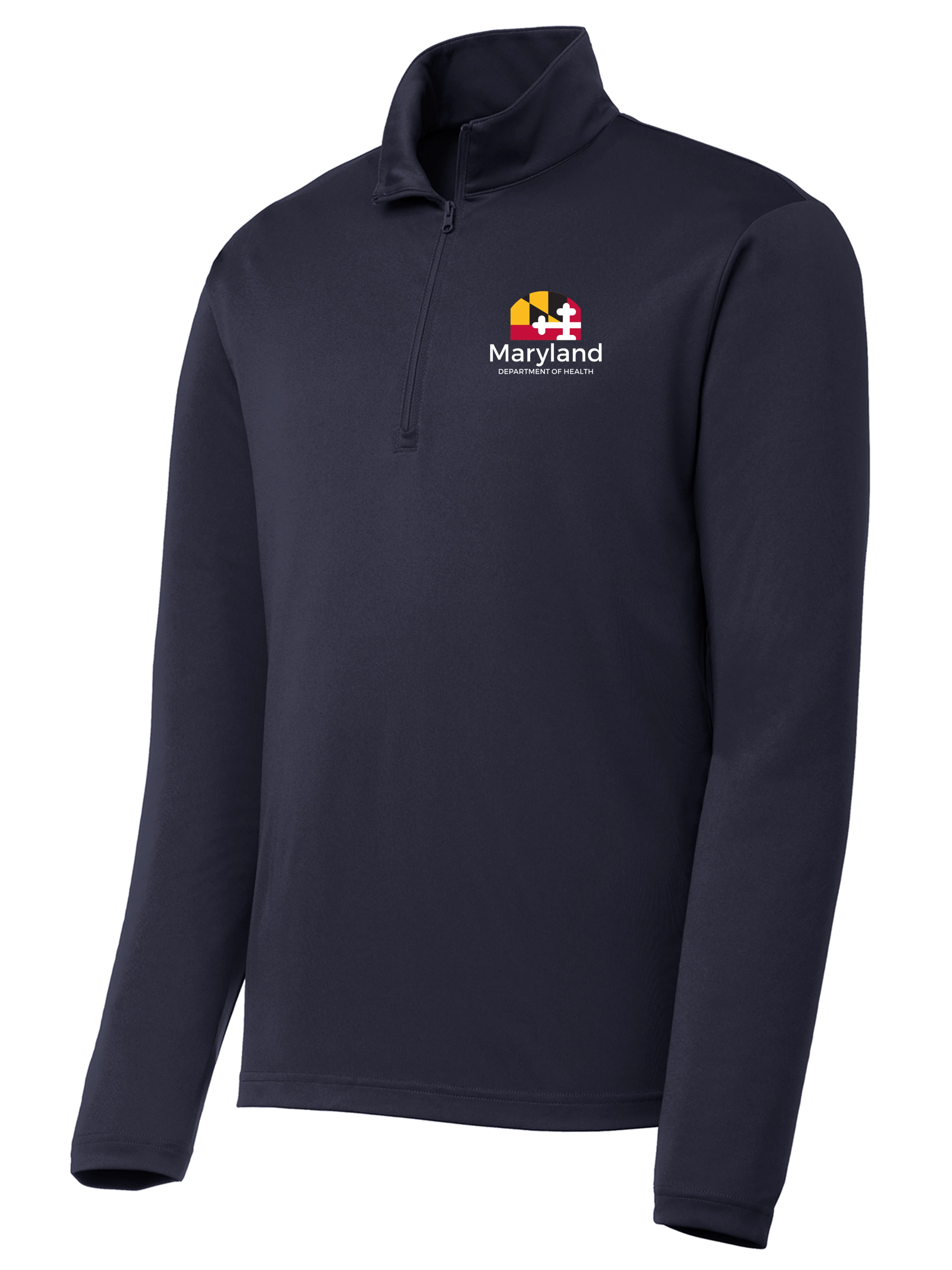 Maryland Department of Health (MDH) Men's Lightweight Dri Fit 1/4 Zip - Image 2