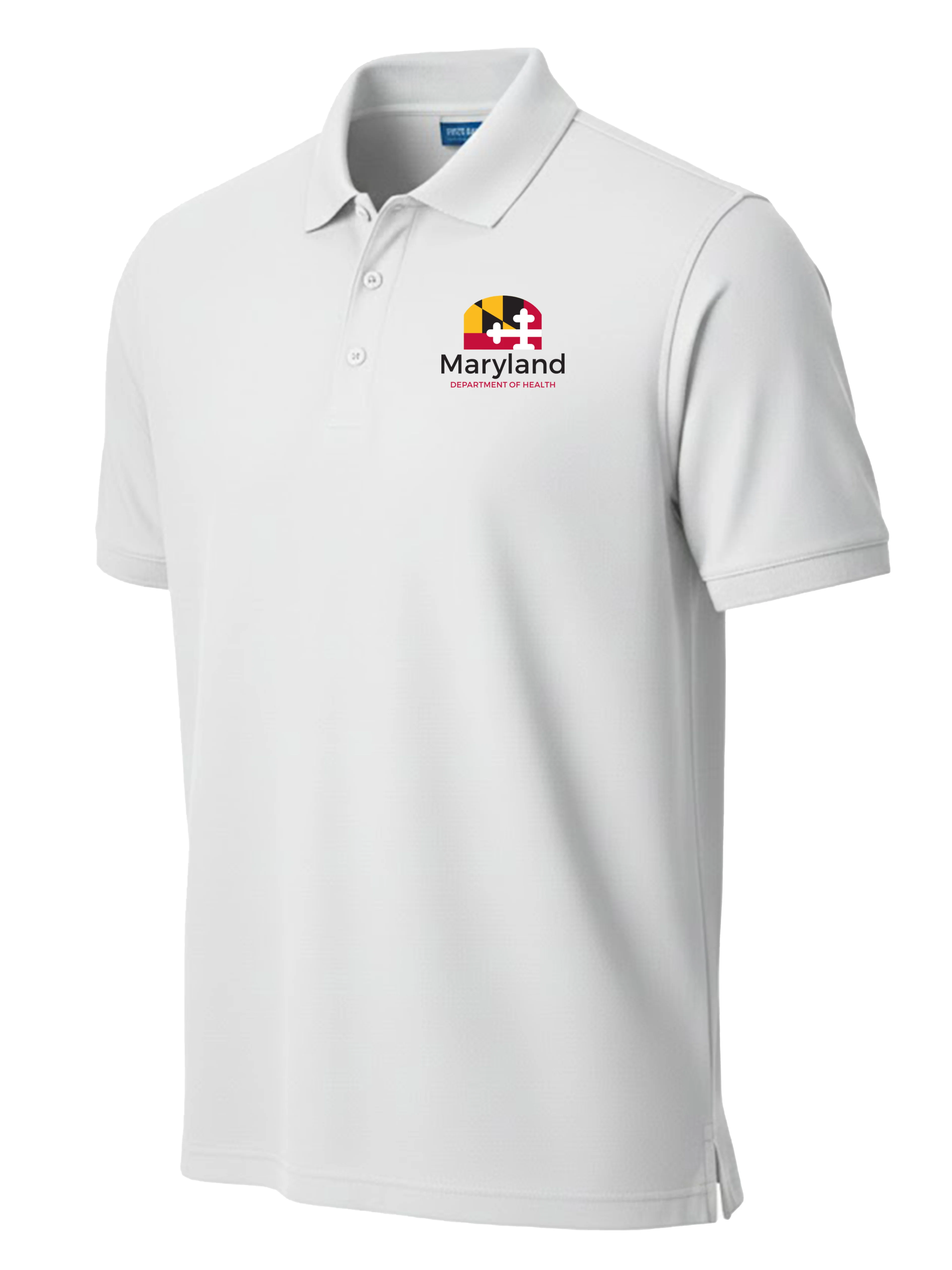 Maryland Department of Health (MDH) Polo Shirt - Men's Short Sleeve - Image 3