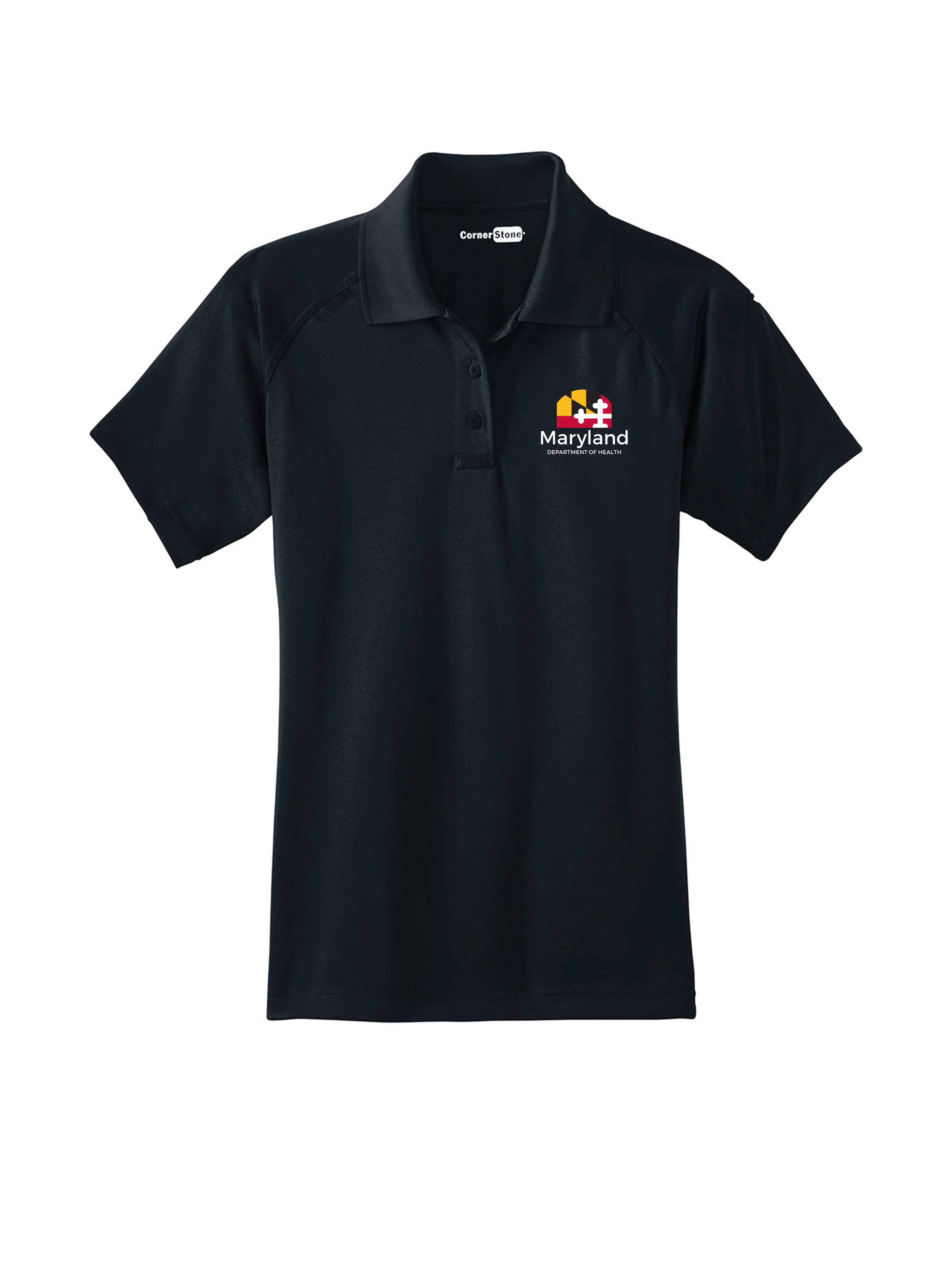 Maryland Department of Health (MDH) Women's Tactical Short Sleeve Polo - Image 2