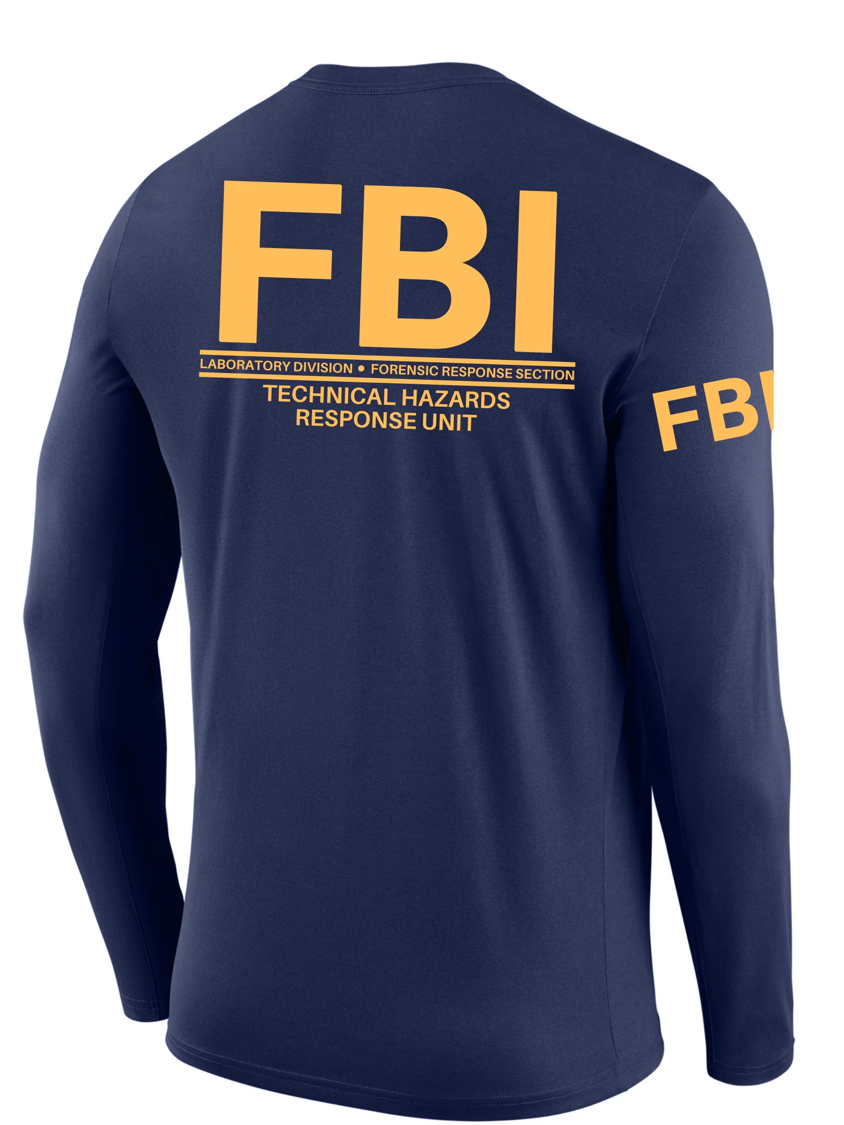 FBI Technical Hazards Response Unit Agency Identifier T Shirt - Long Sleeve