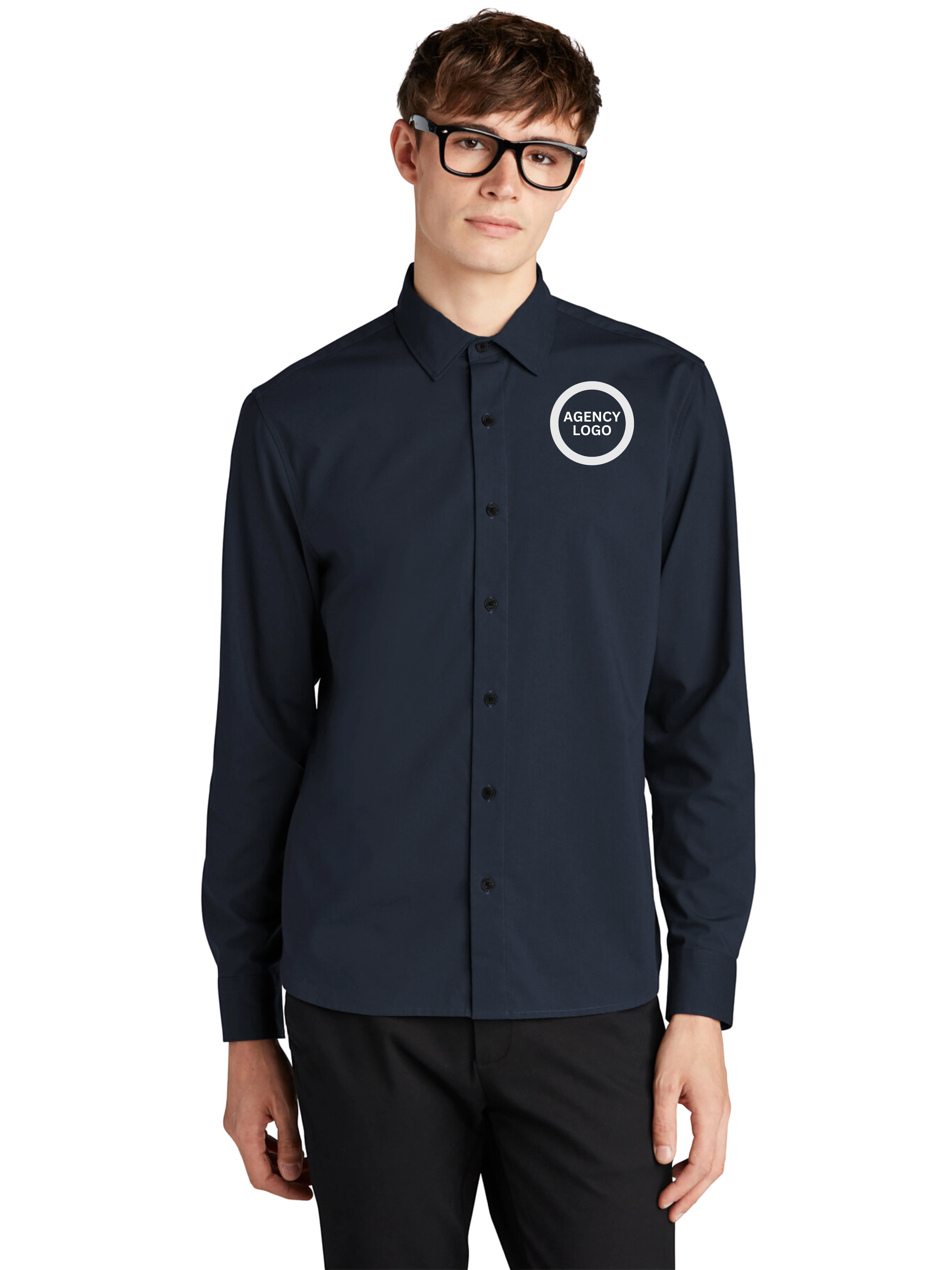 Mercer+Mettle™ Long Sleeve Stretch Woven Shirt - Image 12