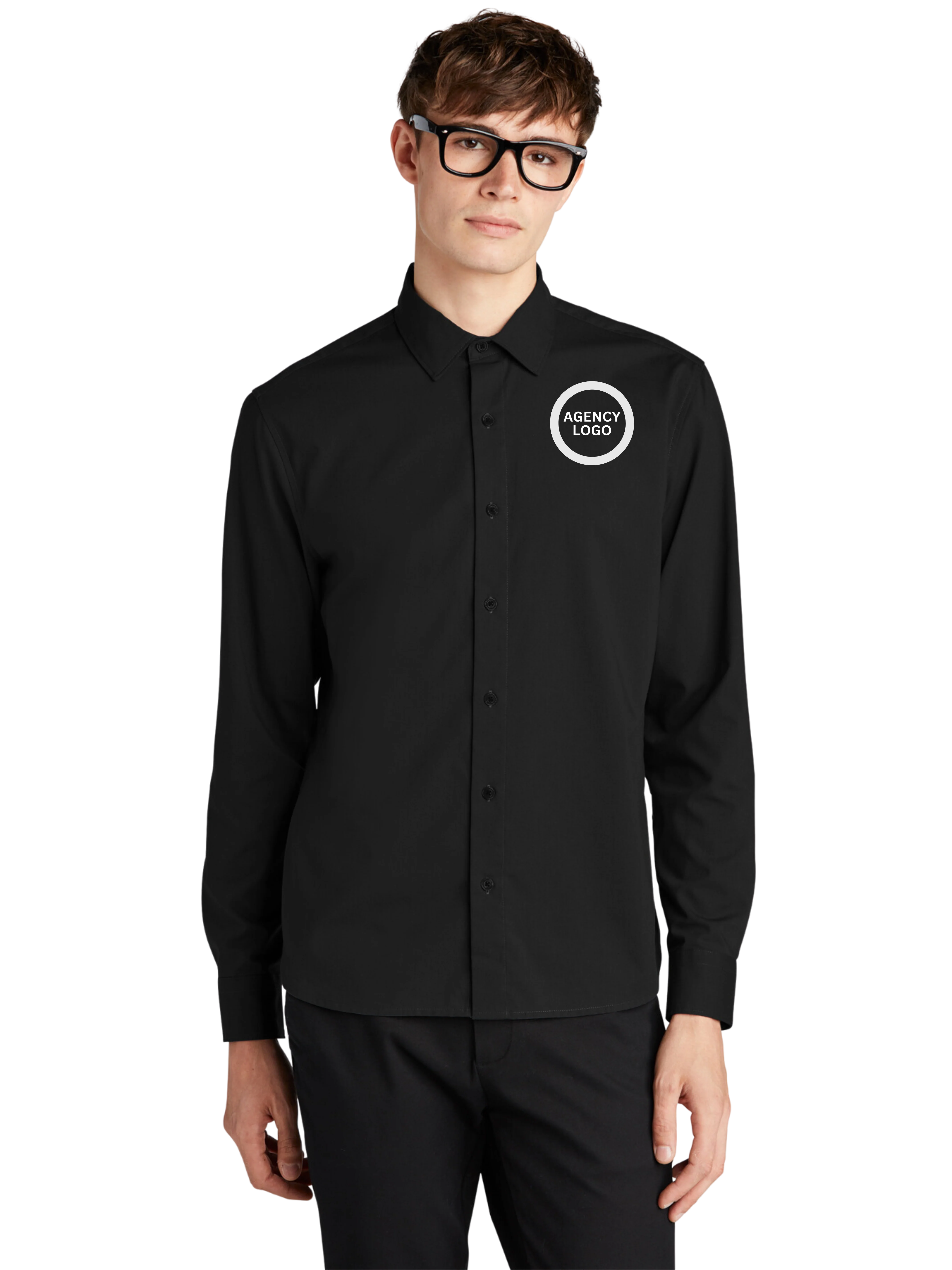 Mercer+Mettle™ Long Sleeve Stretch Woven Shirt - Image 2