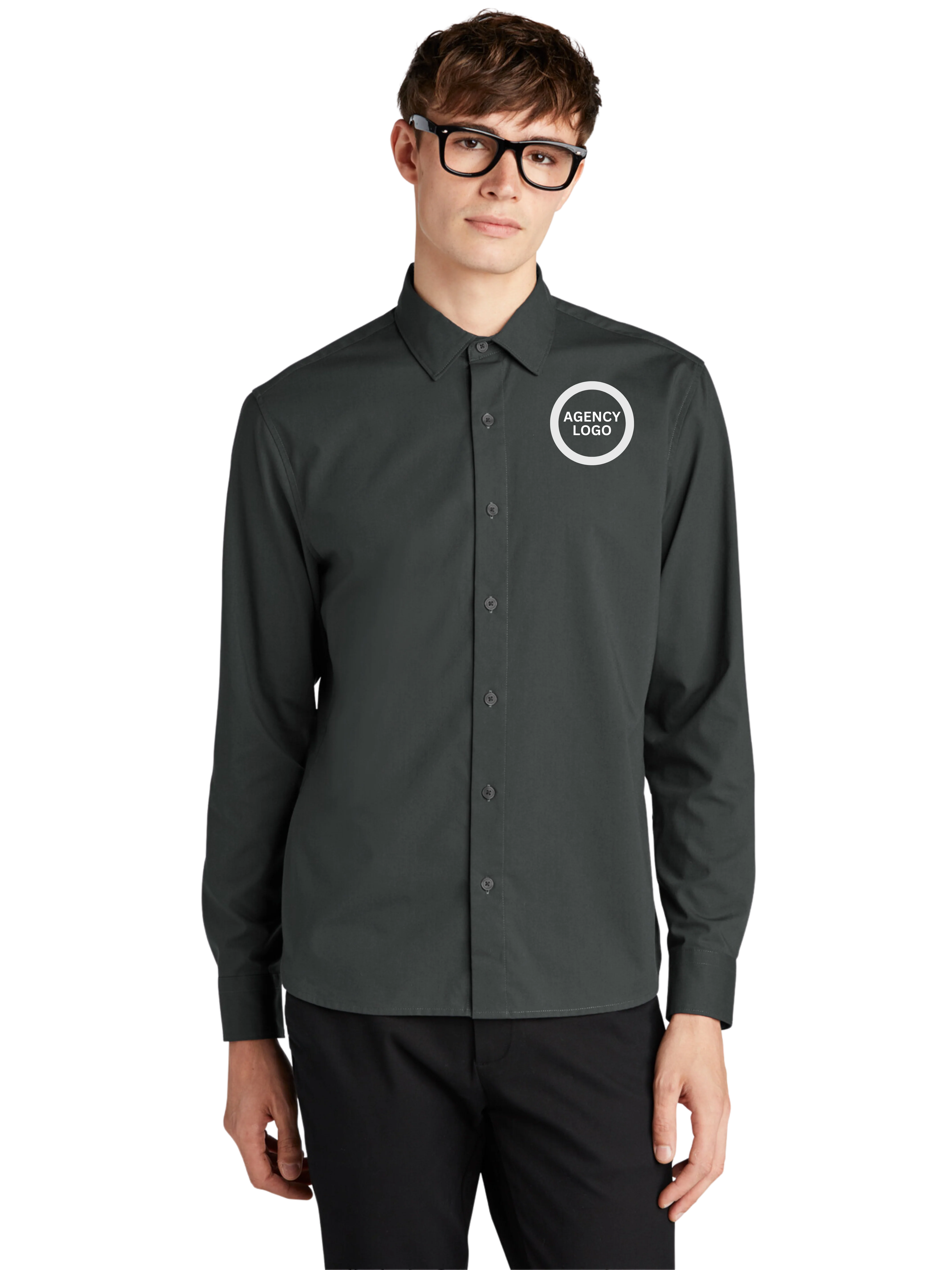 Mercer+Mettle™ Long Sleeve Stretch Woven Shirt - Image 7