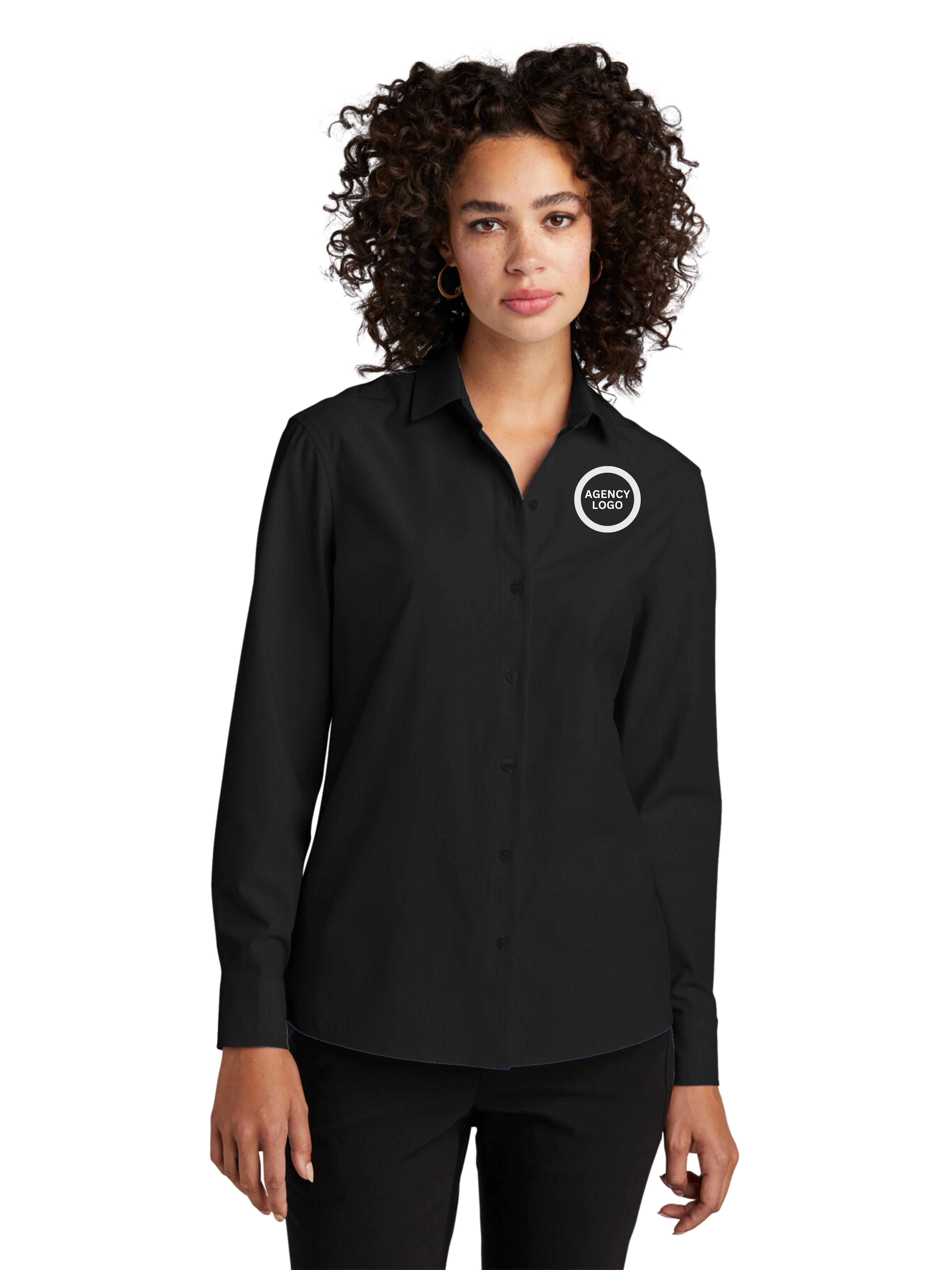 Mercer+Mettle™ Women’s Long Sleeve Stretch Woven Shirt - Image 2
