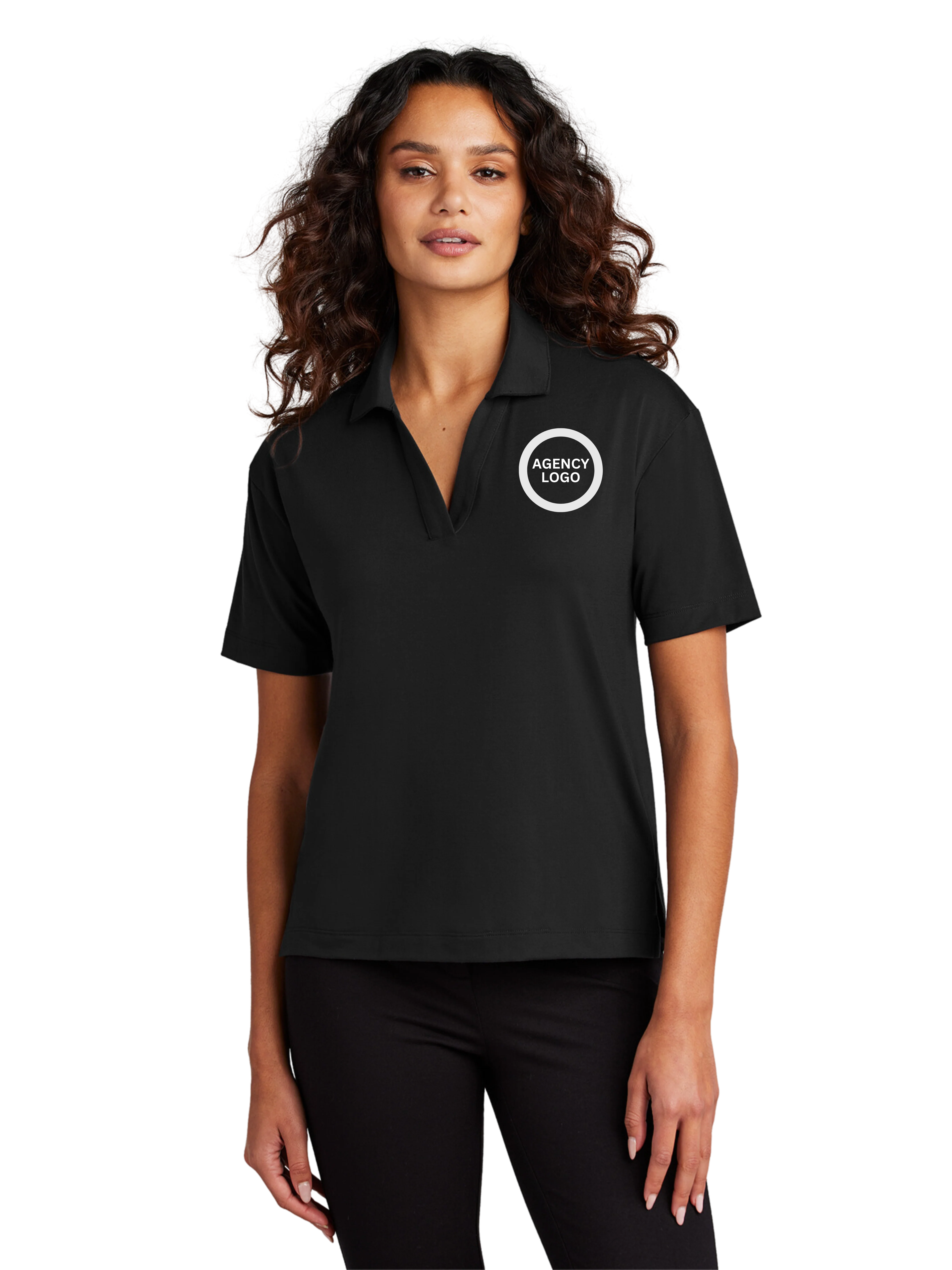Mercer+Mettle™ Women’s Stretch Jersey Polo - Image 2