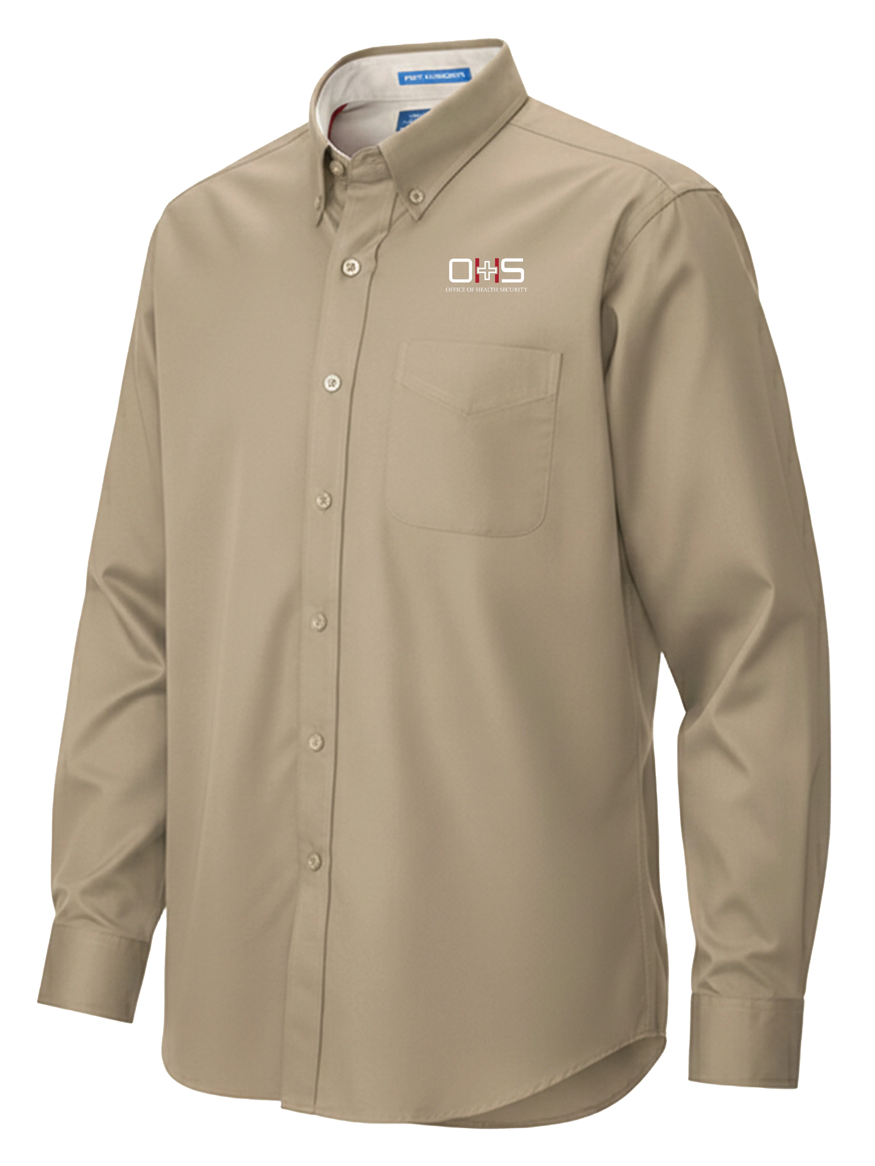 OHS Logo - Men's Executive Agency Long Sleeve - Image 2