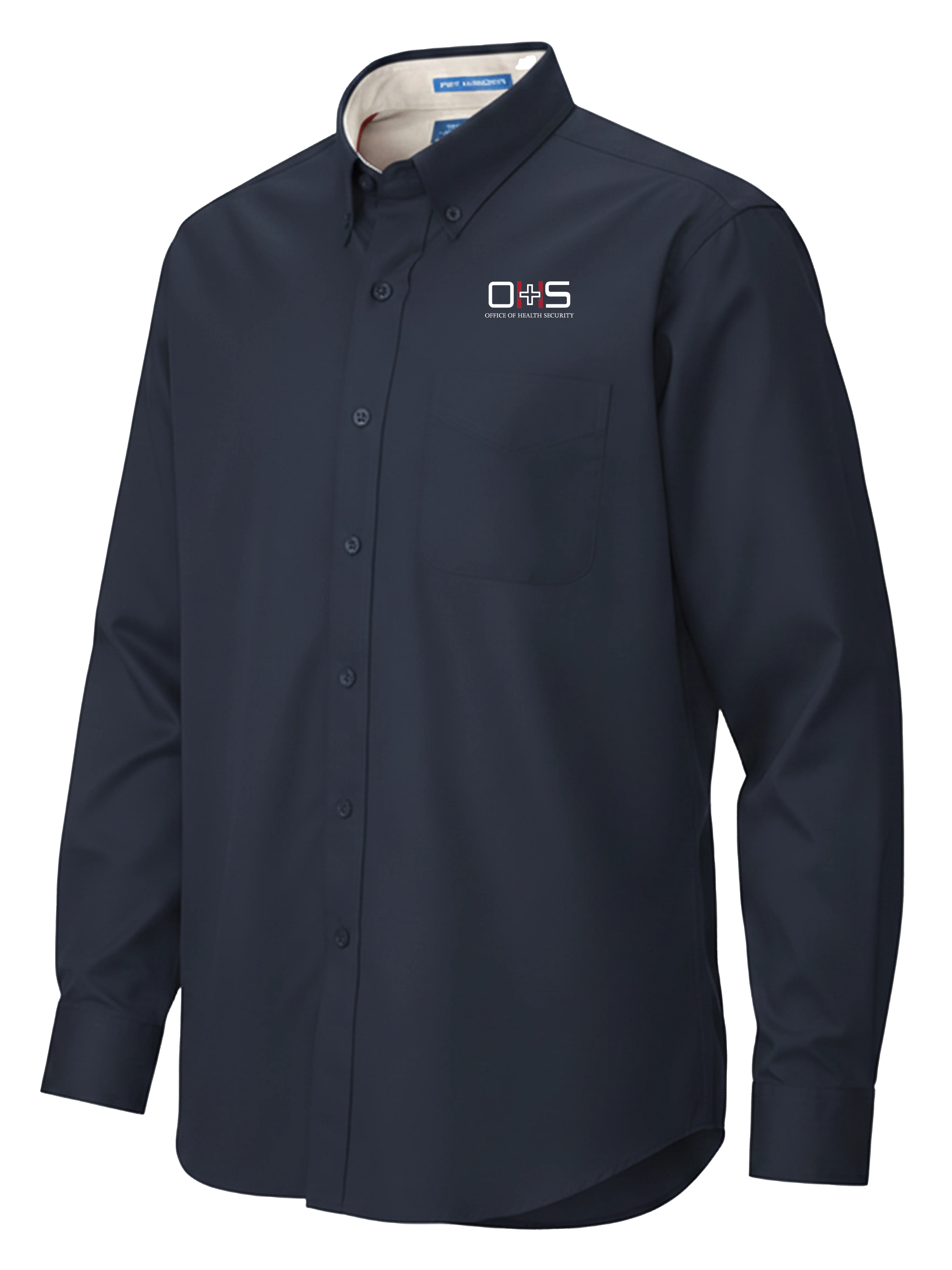 OHS Logo - Men's Executive Agency Long Sleeve - Image 3