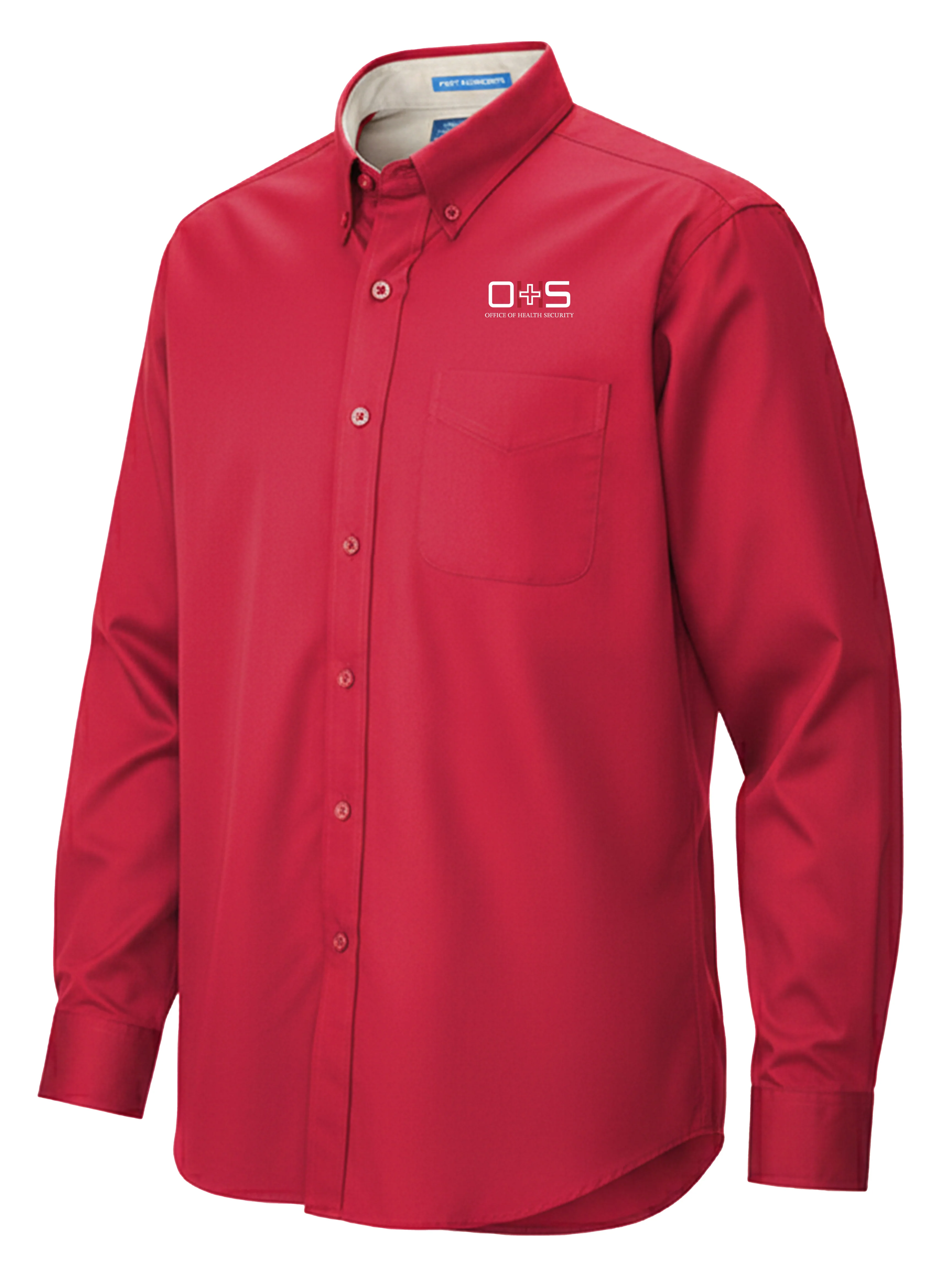 OHS Logo - Men's Executive Agency Long Sleeve - Image 4
