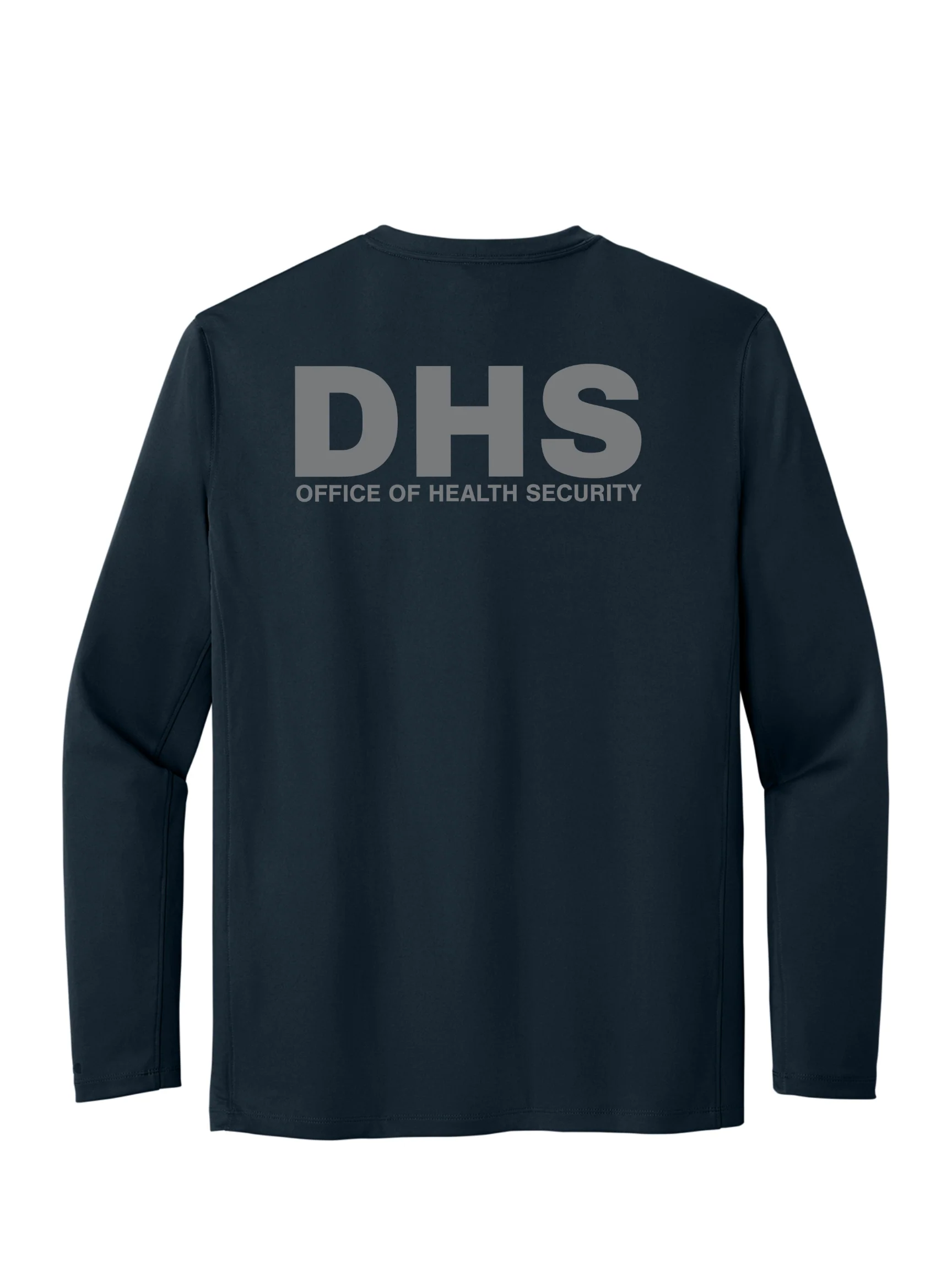 OHS Physician Agency Long Sleeve T-Shirt (Grey) - Image 4
