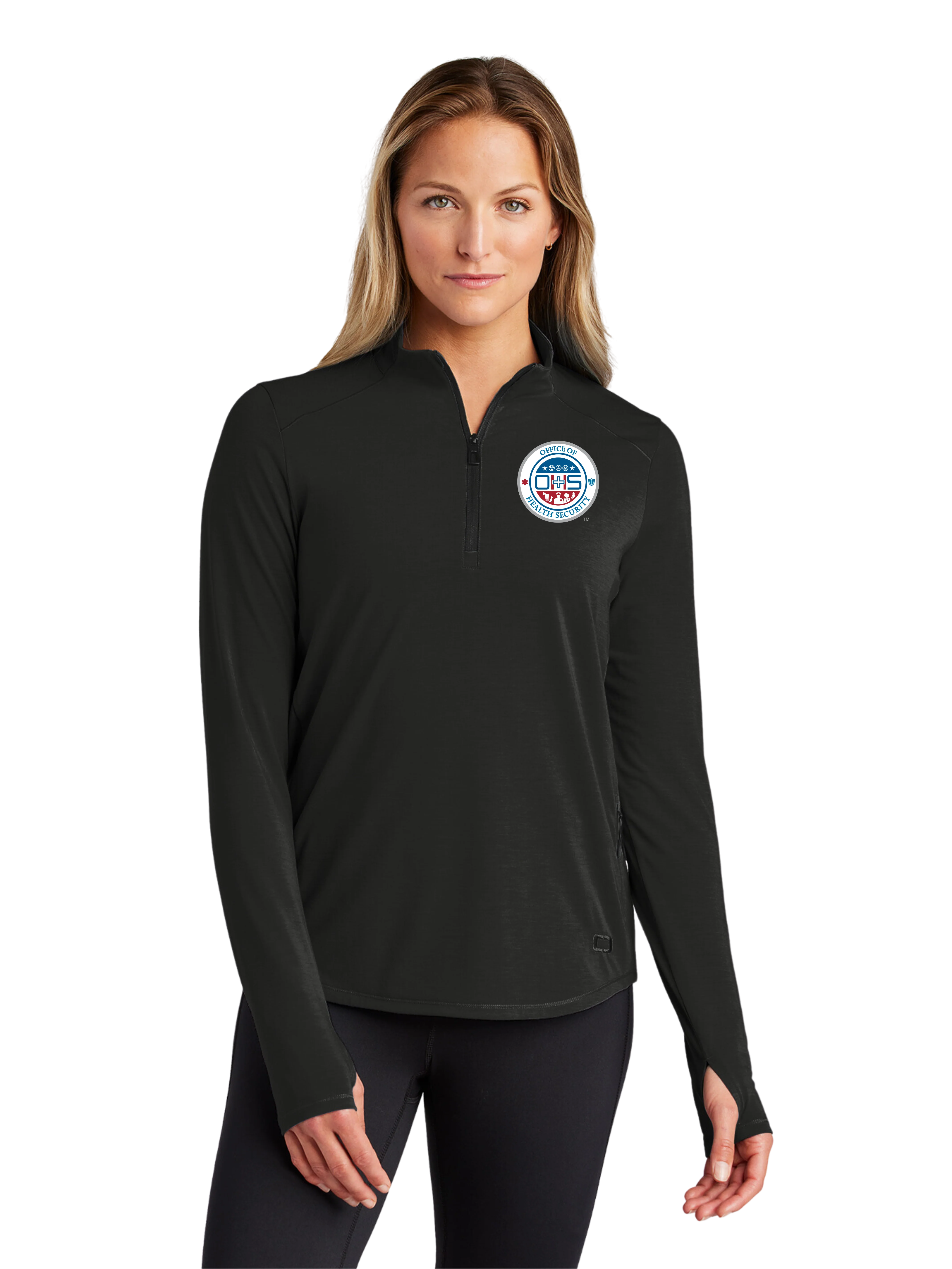 OHS Seal - Ladies Motion 1/4-Zip - Image 3